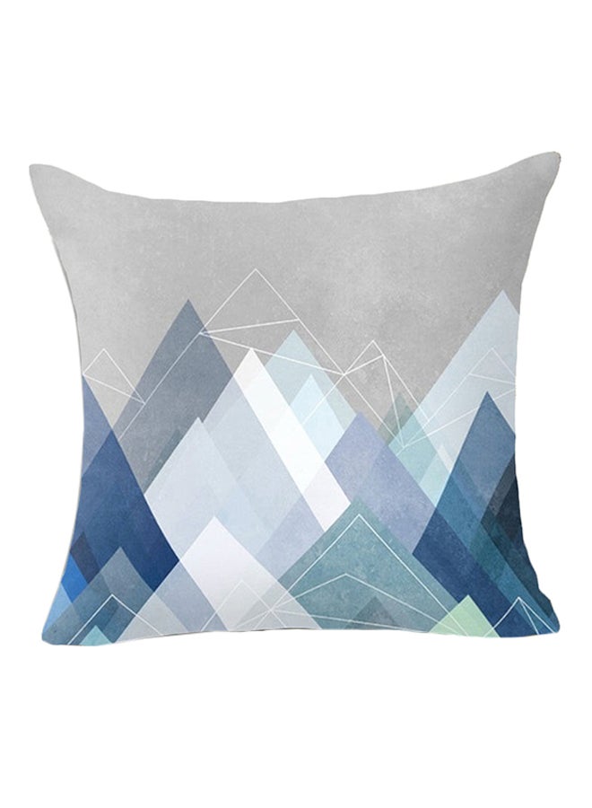 Graphic Geometric Pattern Skin Friendly Decorative Throw Pillow Case Cushion Cover Multicolour 45 x 45cm